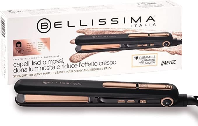 BELLISSIMA Imetec Creativity Ceramic & Tourmaline Fer à Lisser