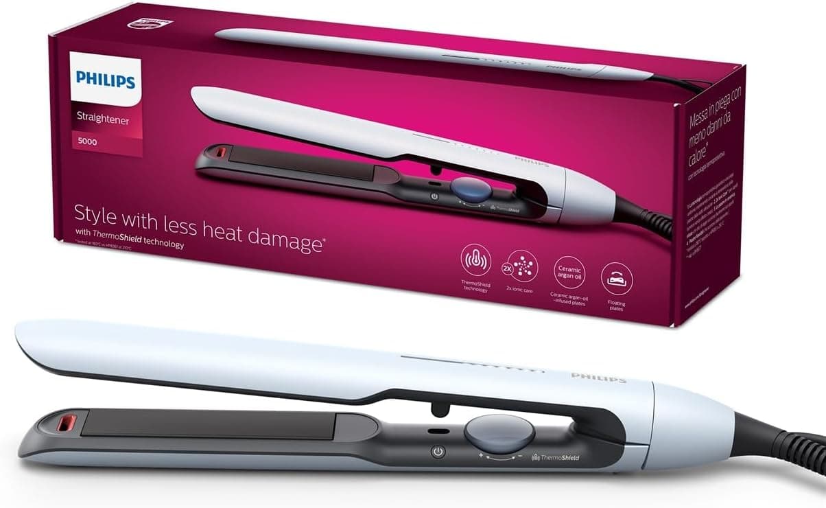 Philips Lisseur Série 5000 ThermoShield Rose