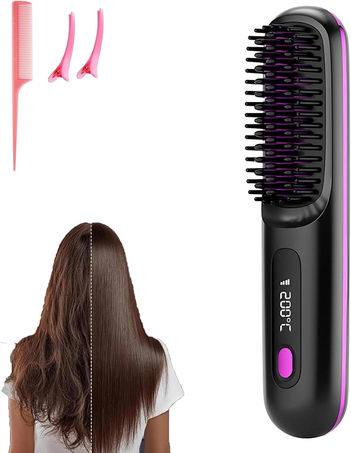 Growalleter Go Brush Pro Mini Brosse Lissante BK