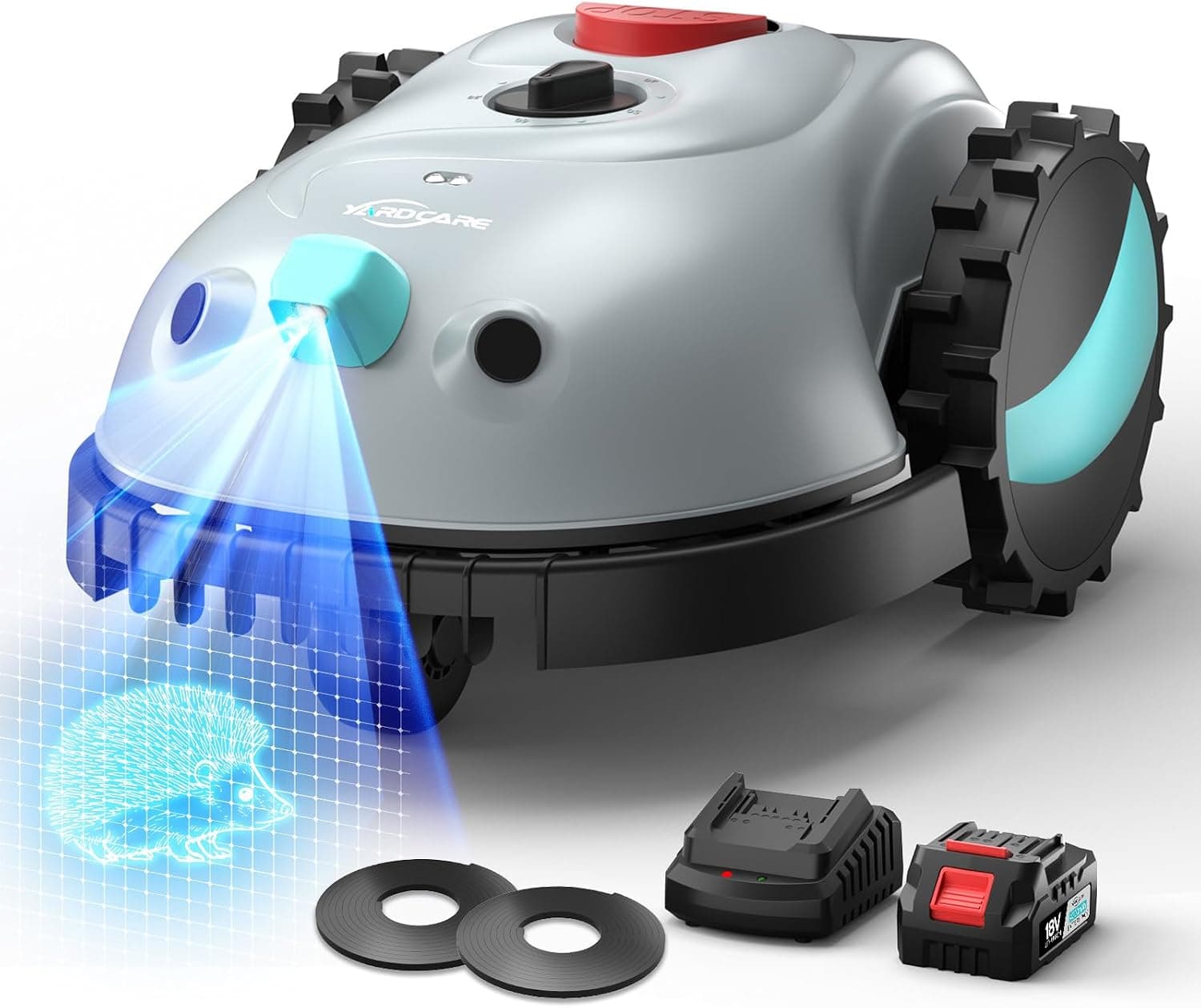 YARDCARE V100 Robot Tondeuse Navigation Visuelle