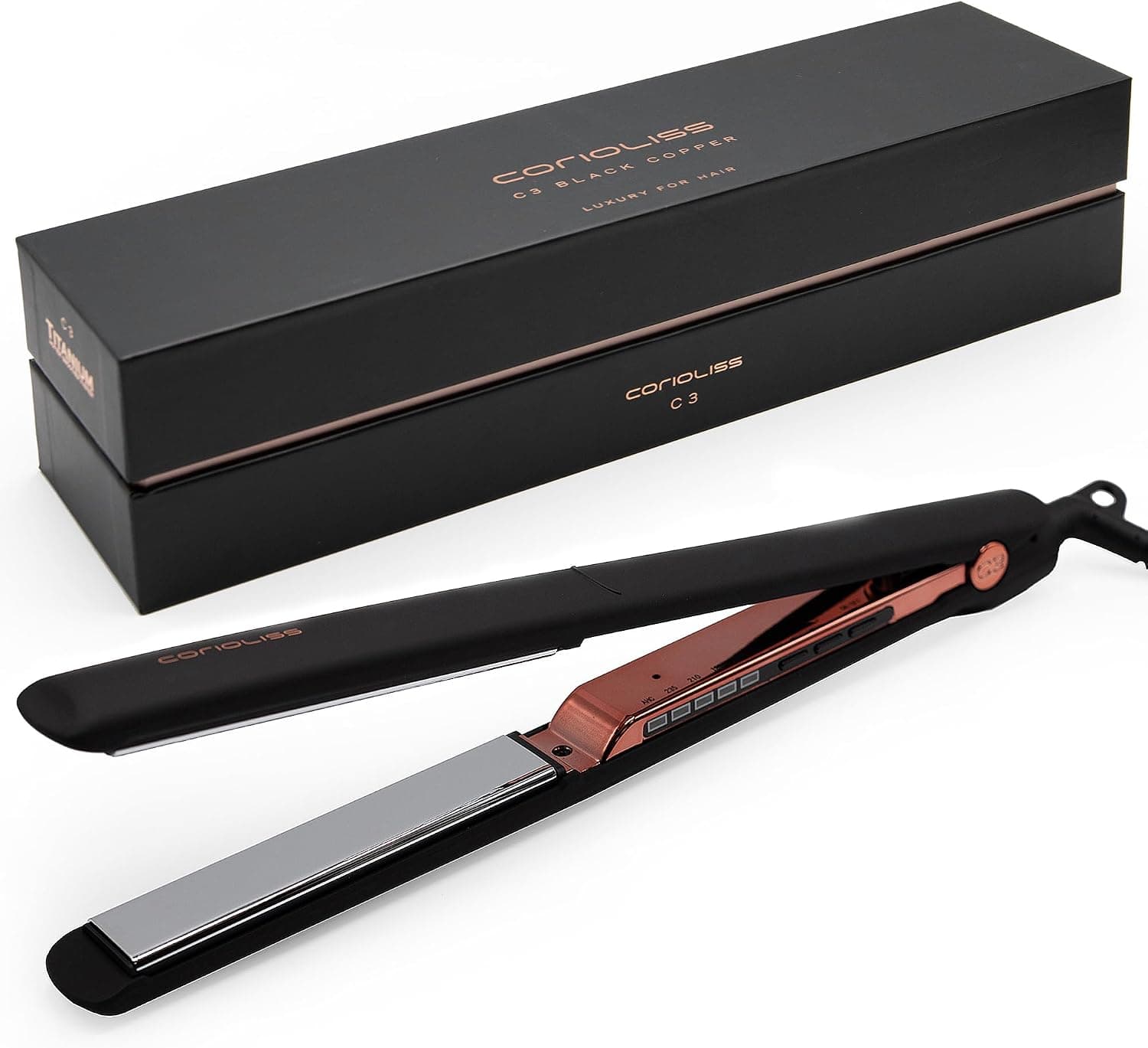 Corioliss C3 Lisseur Professionnel Titane Black Copper