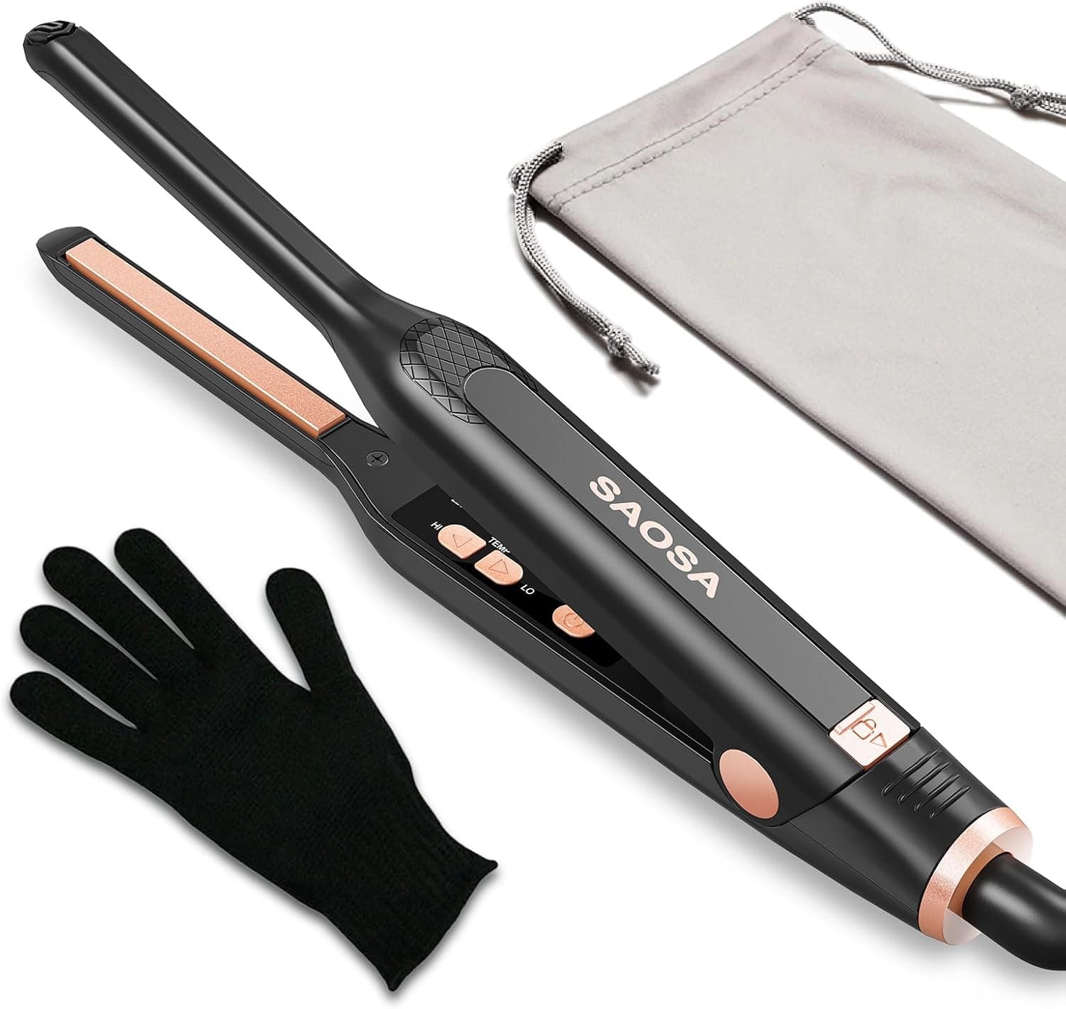 SAOSA Mini Lisseur 2-en-1 Or Rose