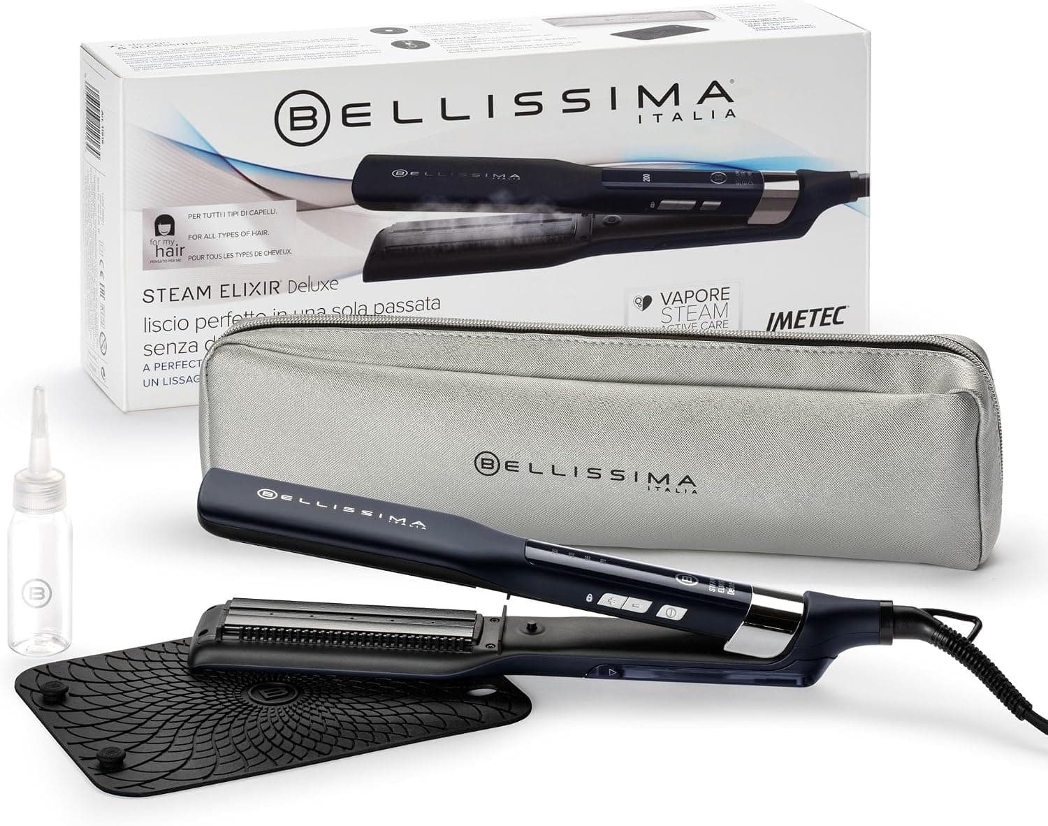 Bellissima Steam Elixir Deluxe Fer à Lisser Vapeur